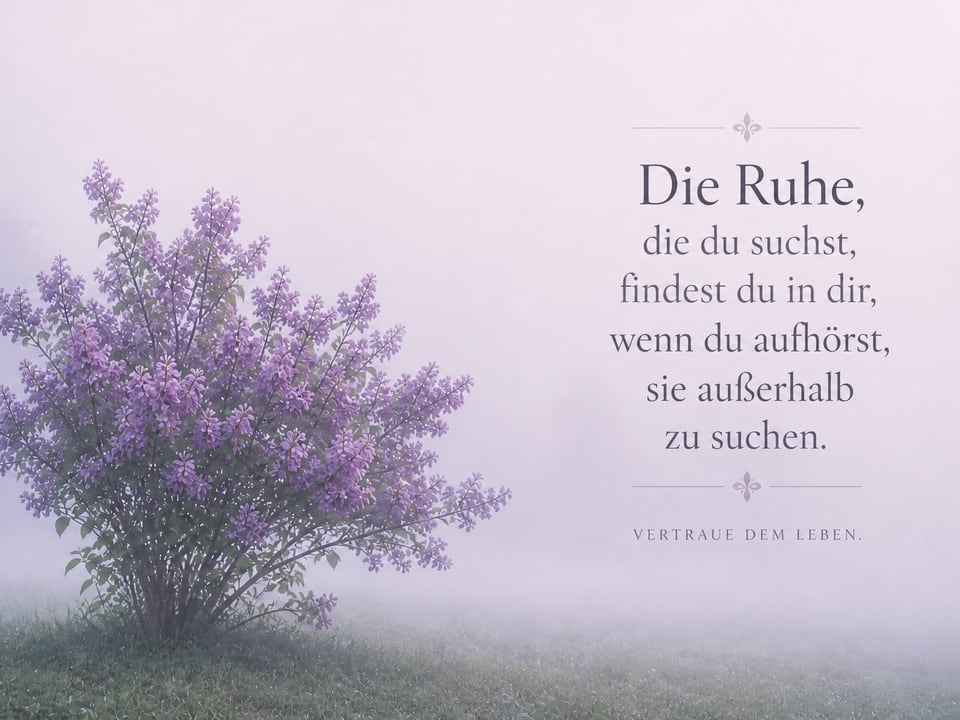 Blütenzweige als Flächenmotiv