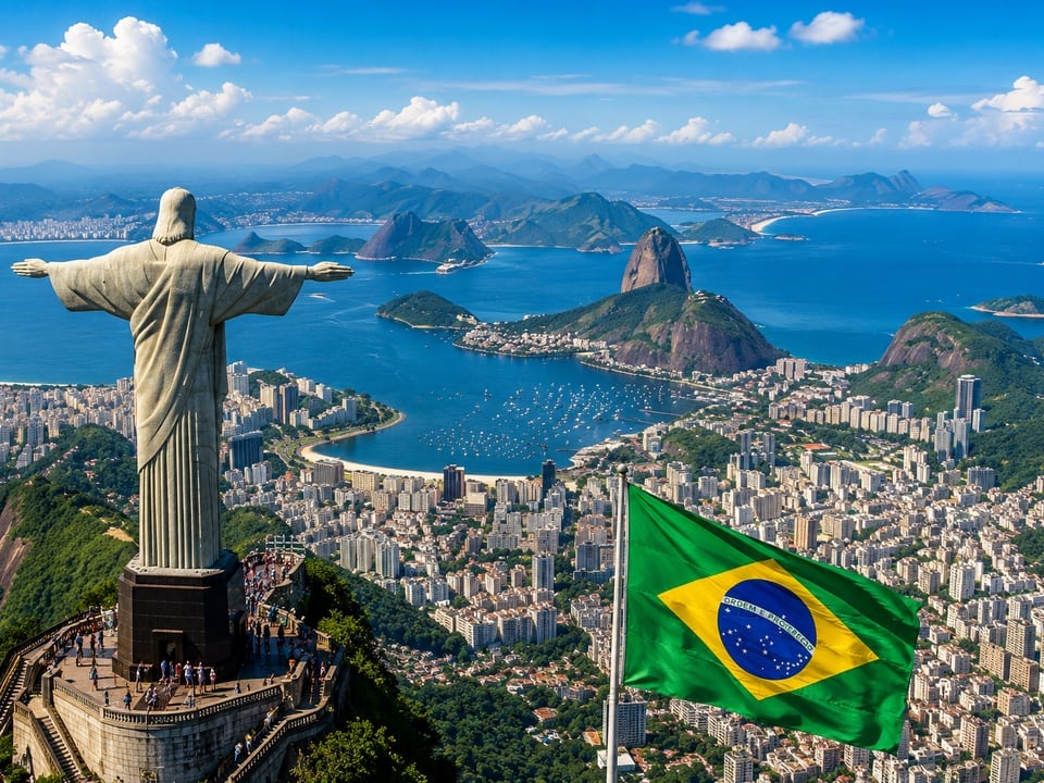 Rio Blick vom Cristo Redentor