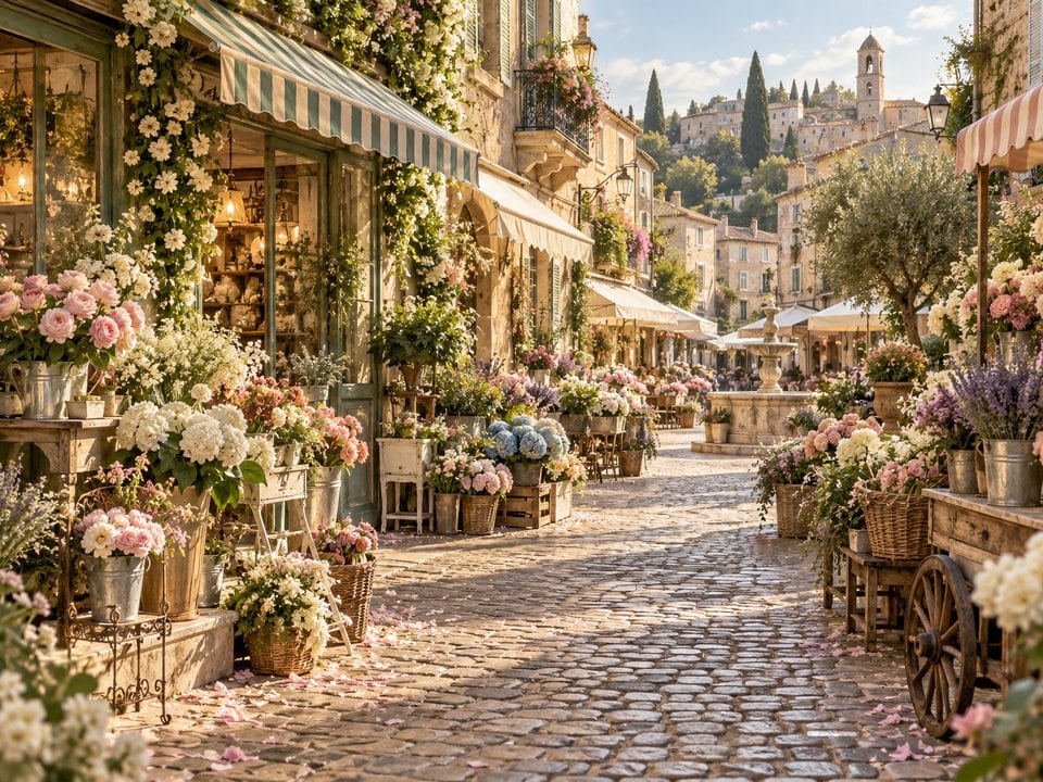 Blumenmarkt in der Altstadtgasse